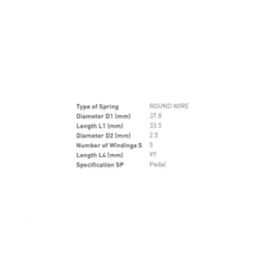 Sprężyna pedału sprzęgła TOYOTA Seria: 7