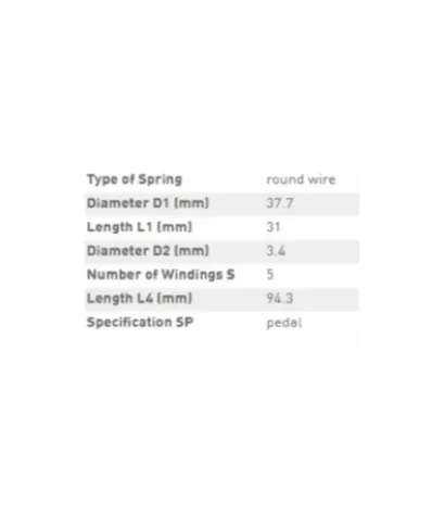 Sprężyna pedału sprzęgła TOYOTA Seria: 6