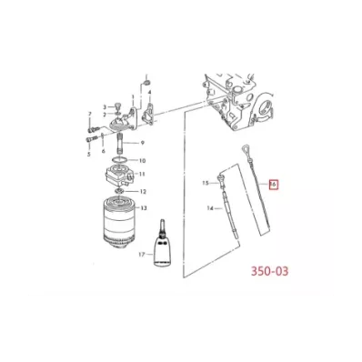 Miarka poziomu oleju (bagnet) VOLKSWAGEN (VW) ADG
