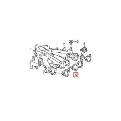 Uszczelka kolektora ssącego VOLKSWAGEN (VW) ADF