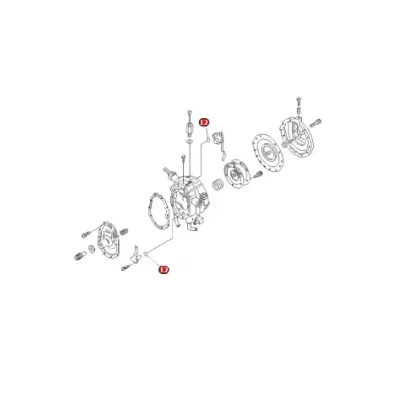 Oringi zaworów parownika (LPG) AISAN-NIKKI