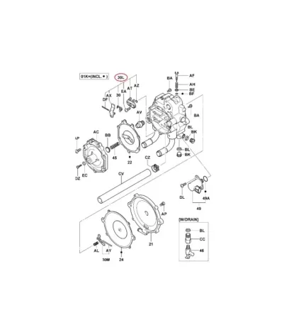 Zawór parownika-łapka (LPG) AISAN MODEL SC (2/2)