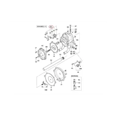 Zawór parownika-łapka (LPG) AISAN MODEL SC (2/2)