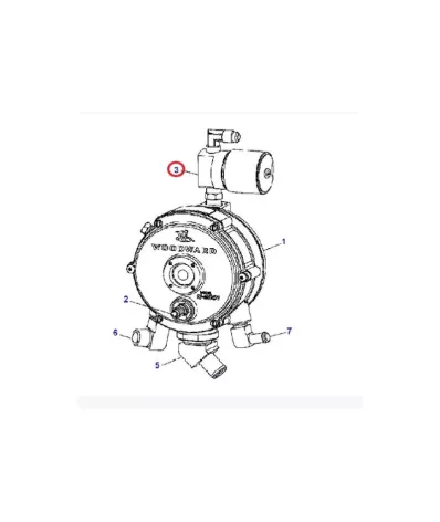 Elektrozawór parownika (LPG) WOODWARD