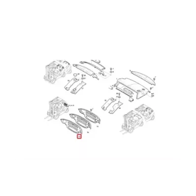 Osłona (kratka) przeciwwagi LINDE 392 / 393 - wersja bez oświetlenia