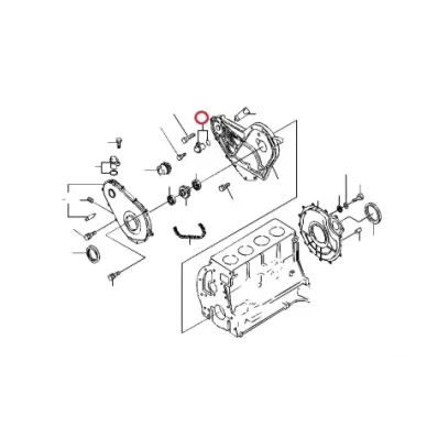 Czujnik położenia wału korbowego NISSAN K15