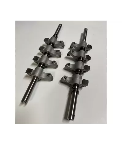 Wałek dźwigni (dźwigienek) zaworu + dźwignie (dźwigienki) YALE silnik: MAZDA FE 8V