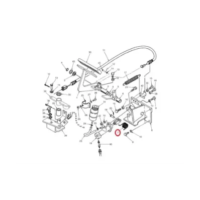Sprężyna pedału hamulca YALE GLP16-20AF
