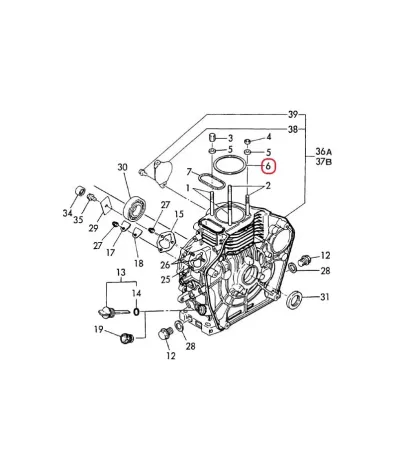 USZCZELKA GŁOWICY silnika - wózek widłowy, maszyna silnik YANMAR L70AE