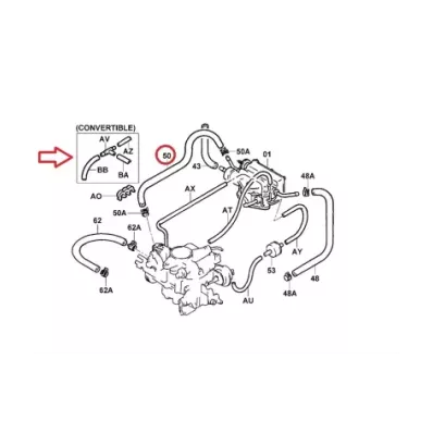 przewód (wąż) gaźnika TOYOTA 5K