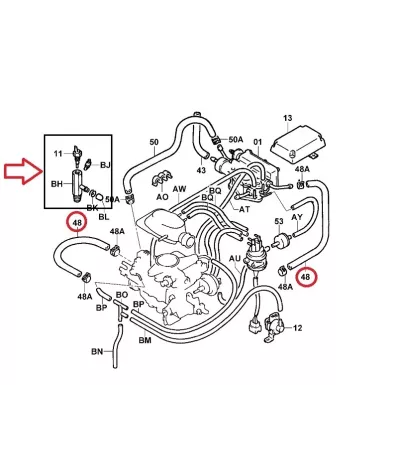 przewód (wąż) gaźnika TOYOTA 4Y