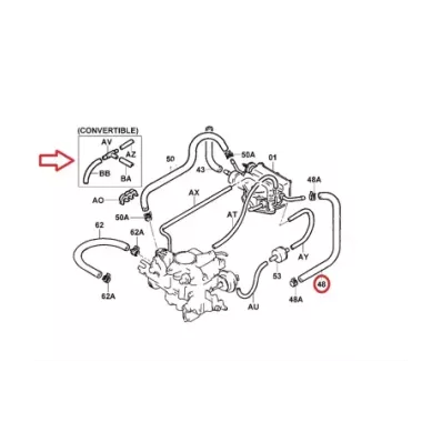 przewód (wąż) gaźnika TOYOTA 5K