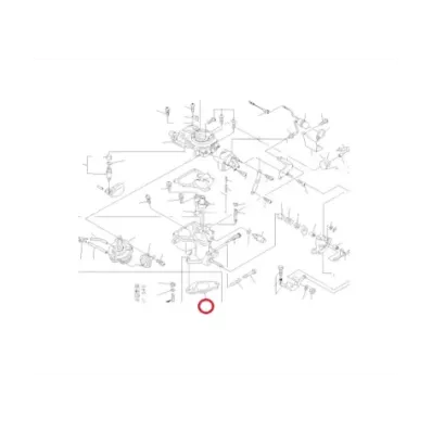 Dystans (uszczelka) podstawy gaźnika NISSAN K15