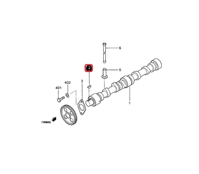 Klin wałka rozrządu MITSUBISHI S4S