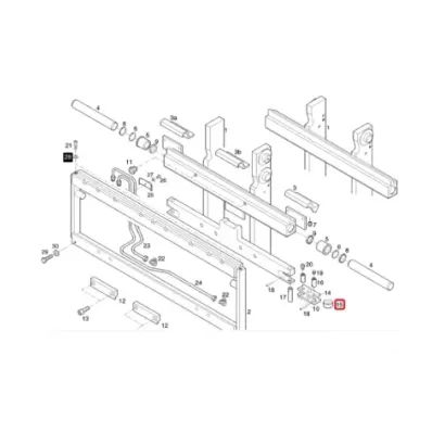 Łożysko (rolka) przesuwu masztu LINDE