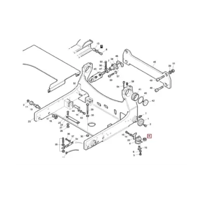 Łożysko (rolka) karetki masztu LINDE