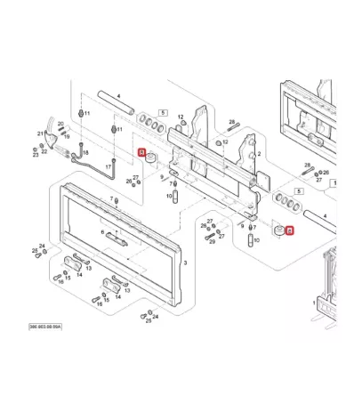 Łożysko (rolka) przesuwu masztu LINDE