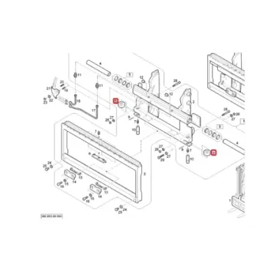 Łożysko (rolka) przesuwu masztu LINDE