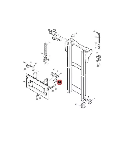  prowadnica) łożyska