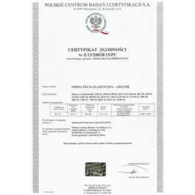 OPONA 6.00X9 PEŁNA SUPERELASTYCZNA STANDARD