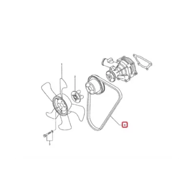 Pasek klinowy MITSUBISHI S3L2