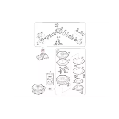Filtr (elektrozawór) gazu (LPG) VALTEK wózek widłowy