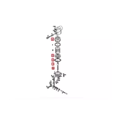 Zestaw naprawczy gaźnika (mieszalnika )  MPCO CA50