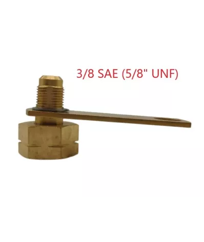 Przyłącze (złącze) do butli gazOWEJ (LPG) - (DUŻY GWINT) - 3/8" SAE