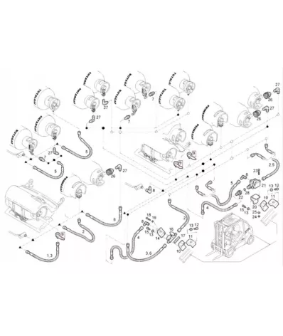  zawór butli gazowej)