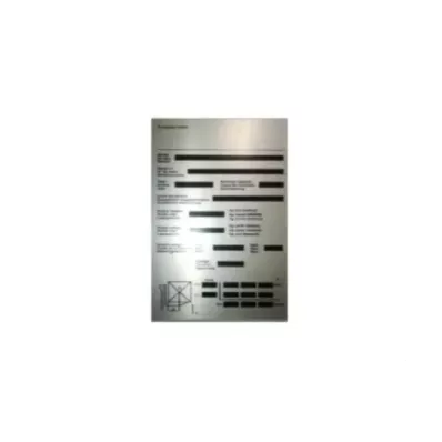 TABLICZKA ZNAMIONOWA + ŁADUNEK  - UNIWERSALNA