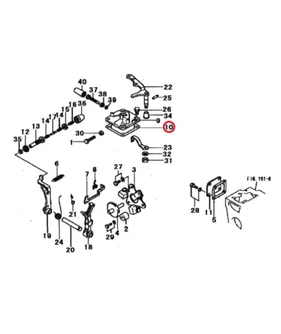 Uszczelka regulatora (30L63-05101) MITSUBISHI L3E
