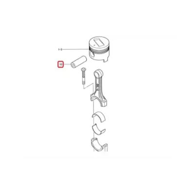 Sworzeń tłoka silnika MITSUBISHI S3L