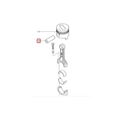 Sworzeń tłoka silnika MITSUBISHI S4S
