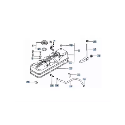 Pokrywa zaworów silnika MITSUBISHI 4G54 - UŻYWANA