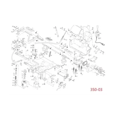 Potencjometr jazdy wózek widłowy Linde 7916400159