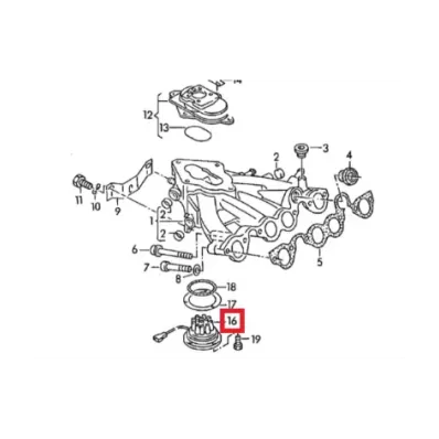 Podgrzewacz kolektora ssącego VOLKSWAGEN (VW) ADF