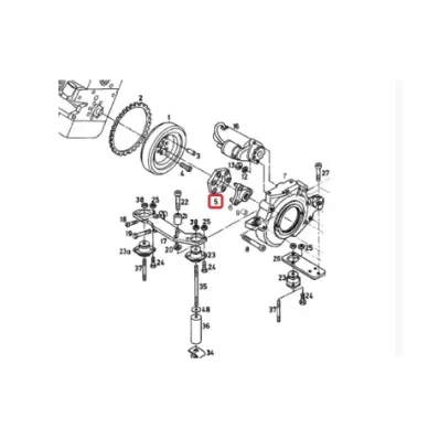 Łącznik (dystans) gumowy koła zamachowego VOLKSWAGEN (VW) ADF