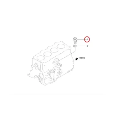 Zawór (regulator) ciśnienia oleju MITSUBISHI S3L2
