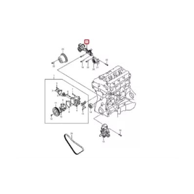 Piasta wiatraka wentylatora HYUNDAI L4KB