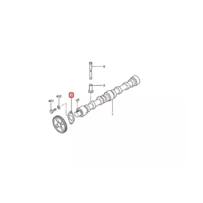 Blokada wałka (wałek) rozrządu MITSUBISHI S4S