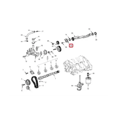 Blokada wałka (wałek) rozrządu GM 4.3L V6