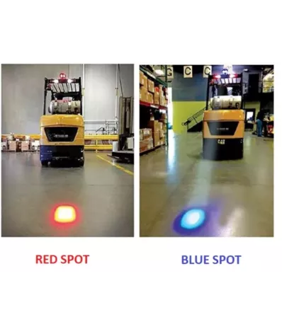 LAMPA OSTRZEGAWCZA (NIEBIESKA) BLUE SPOT LED