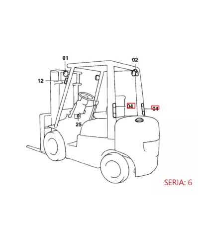 Lampa tylna TOYOTA seria: 6 - LEWA-PRAWA