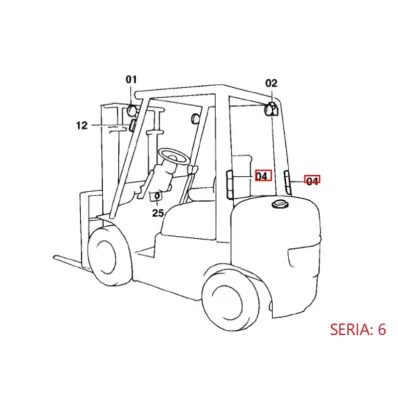 Lampa tylna TOYOTA seria: 6 - LEWA-PRAWA