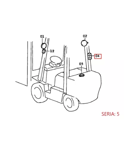 Lampa tylna TOYOTA seria: 5 - LEWA-PRAWA