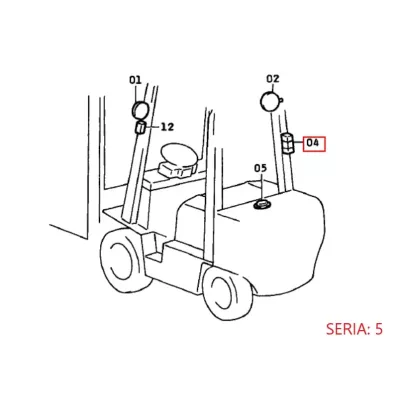 Lampa tylna TOYOTA seria: 5 - LEWA-PRAWA