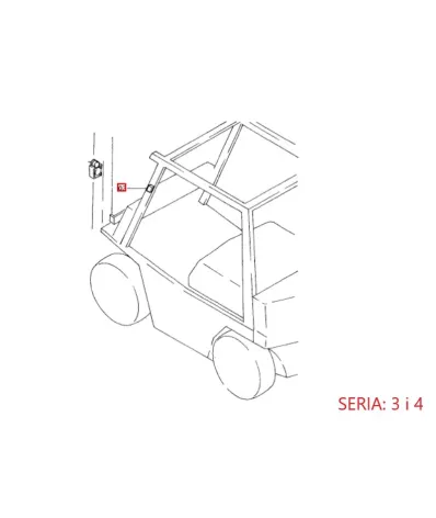 Lampa kierunkowskazu TOYOTA seria: 2, 3, 4 - LEWA-PRAWA