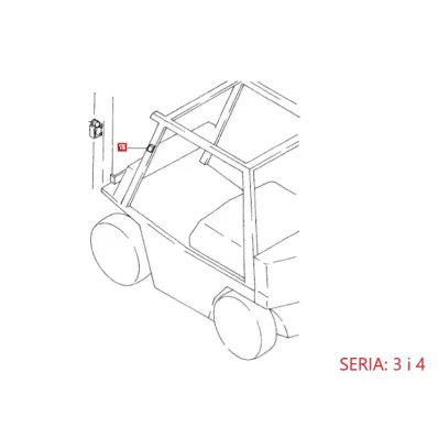 Lampa kierunkowskazu TOYOTA seria: 2, 3, 4 - LEWA-PRAWA