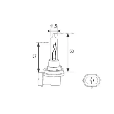 Żarówka (halogenowa) H9 (12V) 65W (PGJ19-5)
