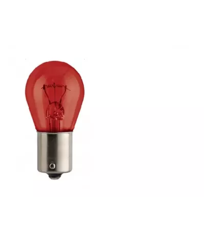 Żarówka P21W (12V) 21W (BA15S) - CZERWONA
